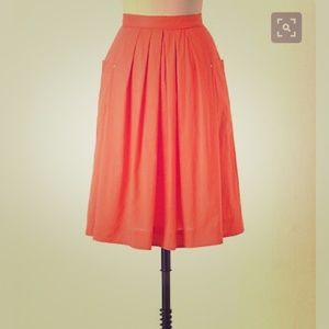 Red Odille skirt
